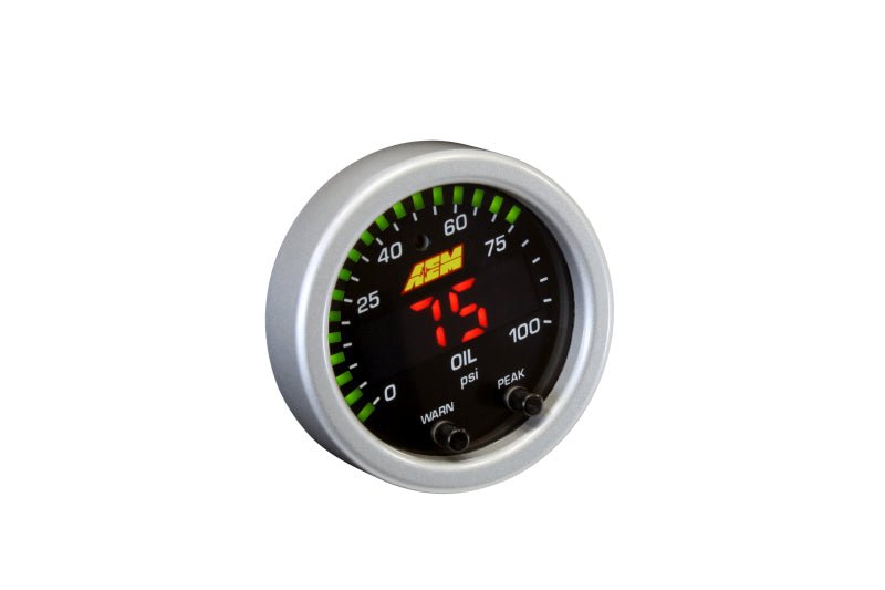 AEM X - Series Pressure 0 - 100psi Gauge Kit - BLOX Racing