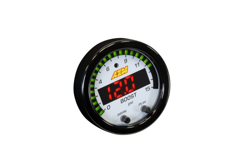 AEM X - Series Pressure 0 - 15psi Gauge Kit - BLOX Racing