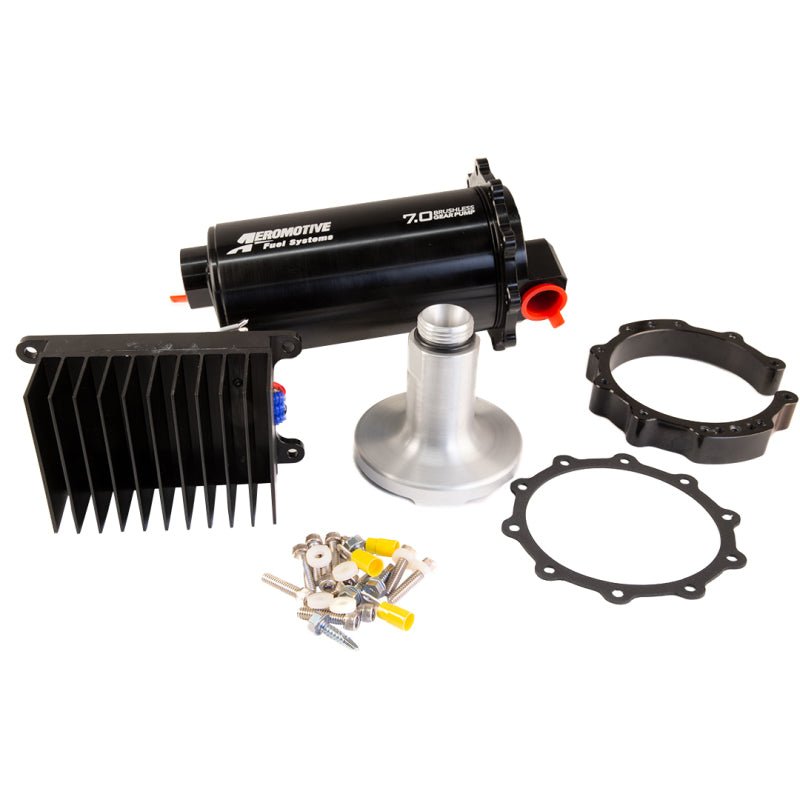 Aeromotive Fuel Pump Module TVS 90 - Deg Outlet Brushless Spur 7.0 - BLOX Racing