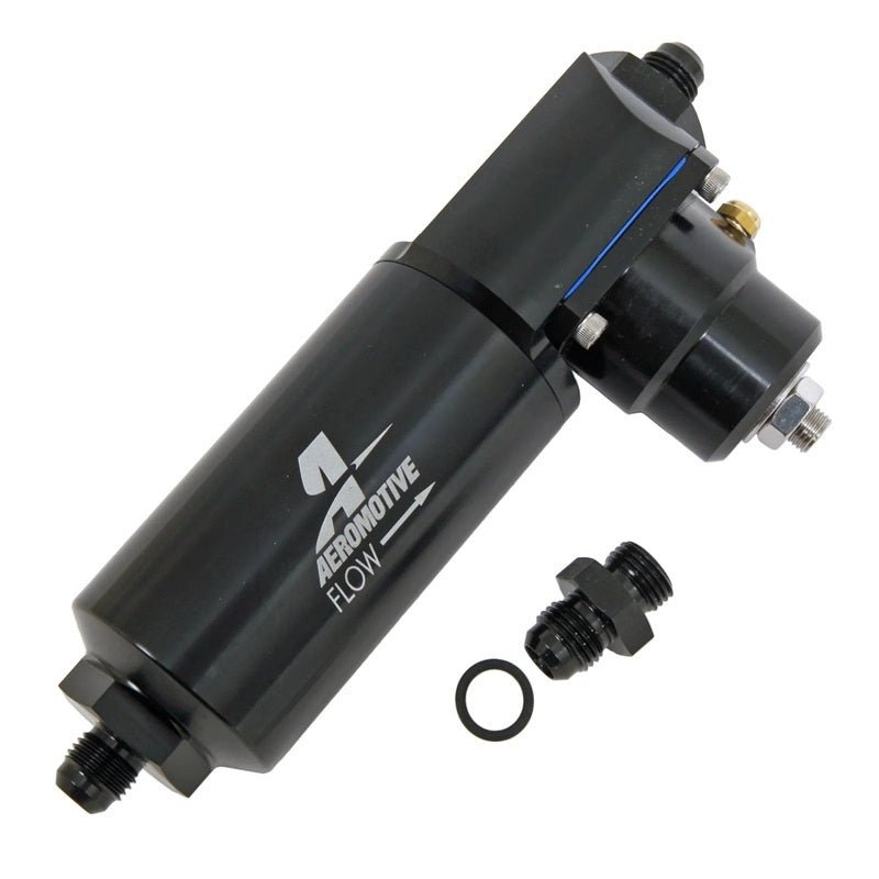 Aeromotive Universal Filter Combo EFI Regulator 10 Micron AN-06 Flare - BLOX Racing