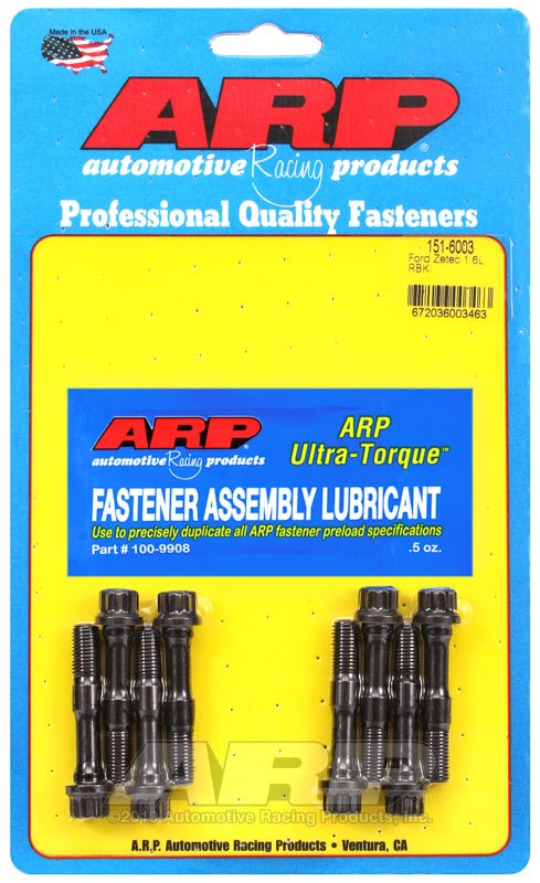 ARP Ford Zetec 1.6L M8 Rod Bolt Kit - BLOX Racing