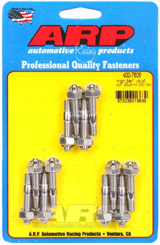 ARP SS Hex Valve Cover Stud Kit - BLOX Racing