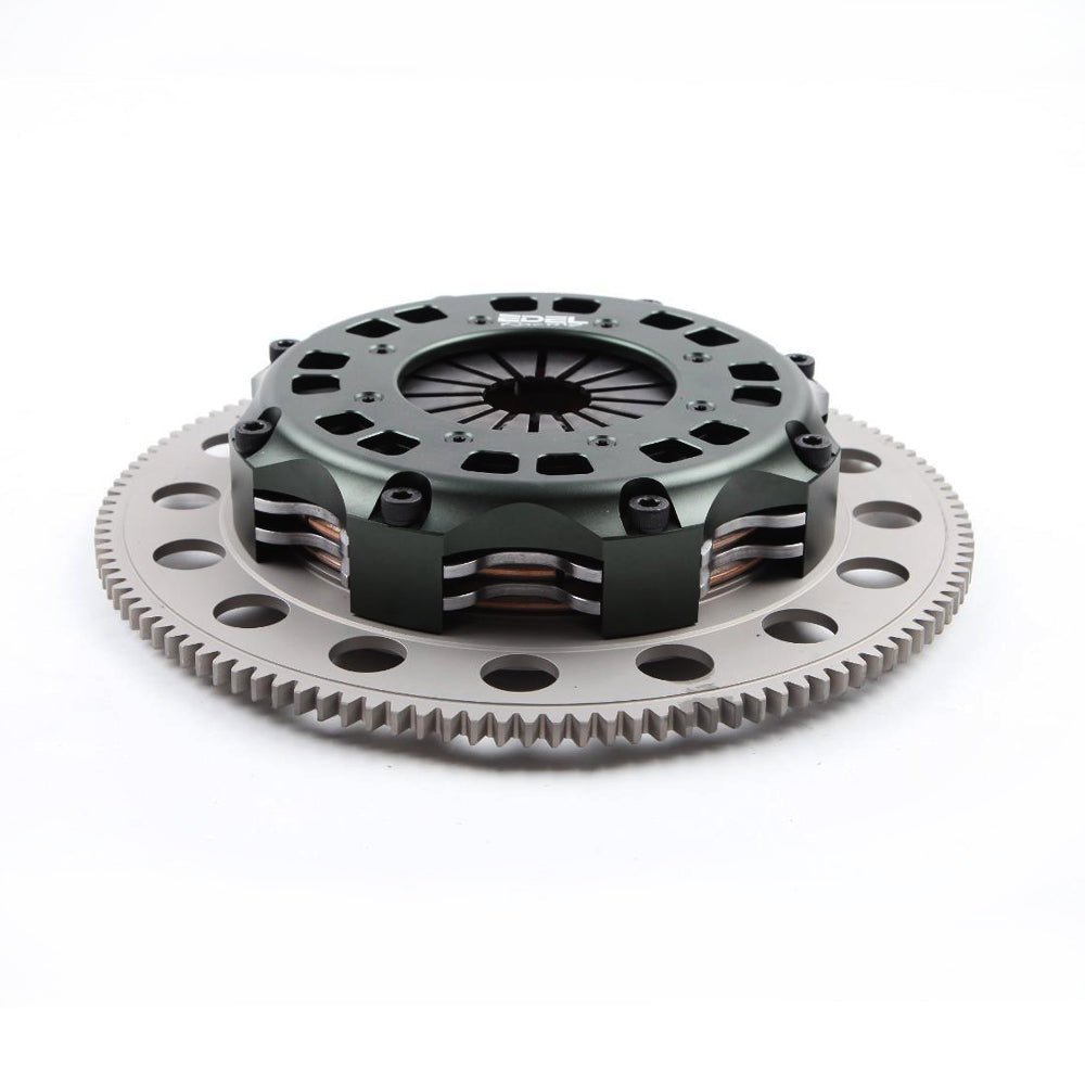 BLOX Racing WRX/STi Twin Disc Clutch 7.25" Sprung by Edel for BLOX Racing (EJ 257) - BLOX Racing