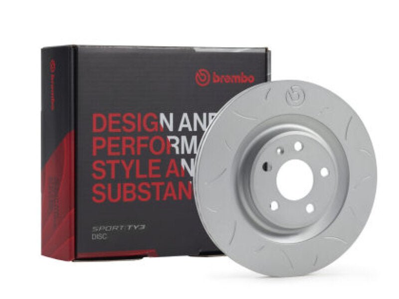 Brembo 2011 Subaru WRX STI/07 - 14 WRX S 2.5L AWD AWD Rear TY3 Sport Disc Rotor - 316X20 - BLOX Racing