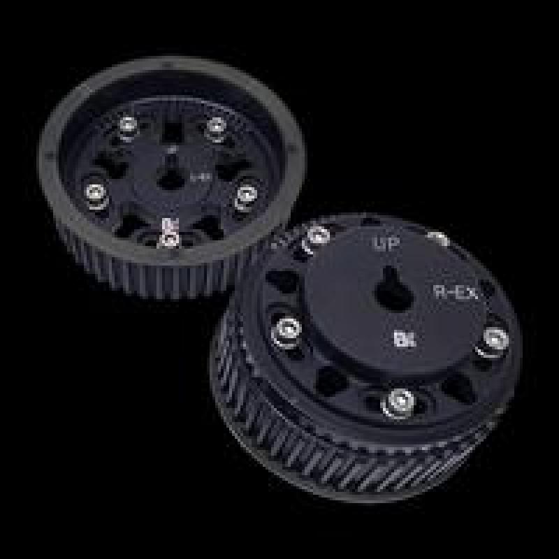 Brian Crower Adjustable Cam Gears Black for Subaru EJ205/EJ257 (set of 2) - exhaust side only - BLOX Racing