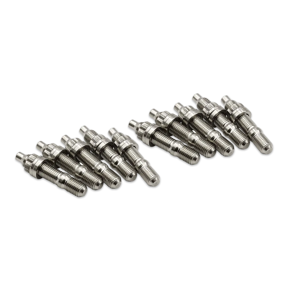 BLOX Racing Stainless Steel Intake/Exhaust Manifold Studs - M10x1.25 45mm Singles, 4,5,9,10 Piece Kits
