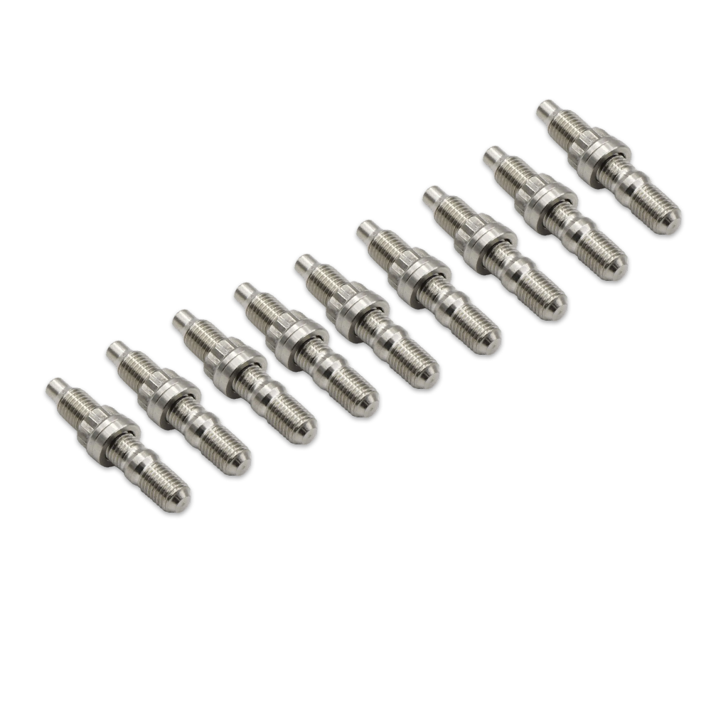 BLOX Racing Stainless Steel Intake/Exhaust Manifold Studs - M10x1.25 45mm Singles, 4,5,9,10 Piece Kits