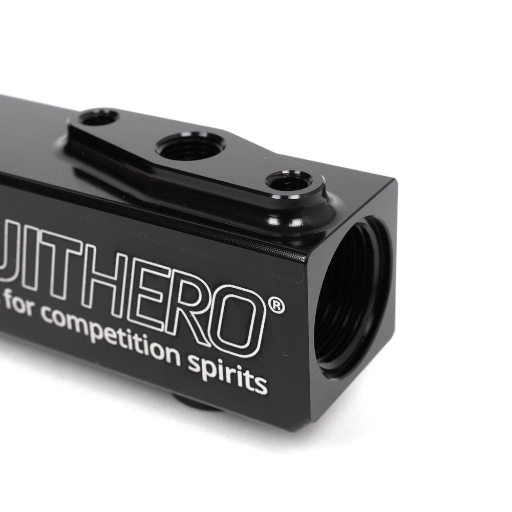 Circuit Hero Aluminum Fuel Rail B-Series Honda Black - GARAGE SALE - BLOX Racing