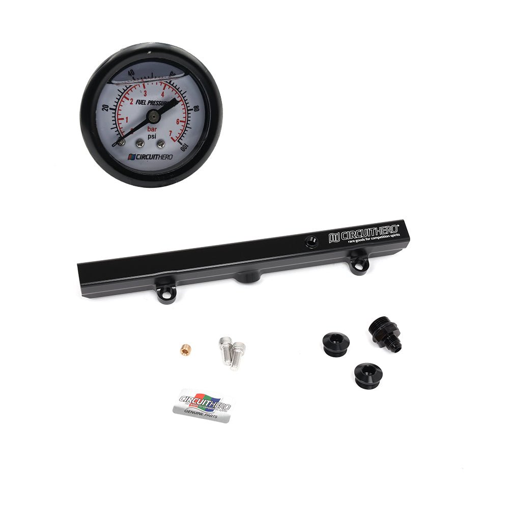 Circuit Hero Aluminum Fuel Rail & Gauge Combo K - Series Honda - BLOX Racing