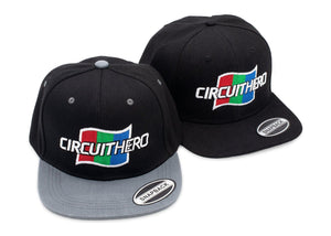 Circuit Hero Flag Snapback Track Hat - BLOX Racing