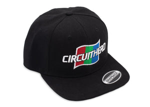 Circuit Hero Flag Snapback Track Hat - BLOX Racing