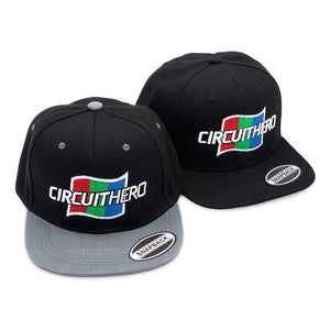 Circuit Hero Flag Snapback Track Hat - BLOX Racing