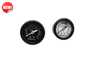 Circuit Hero Liquid - Filled Fuel Pressure Gauge 1.5&quot; 0 - 100psi - BLOX Racing