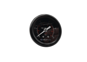 Circuit Hero Liquid - Filled Fuel Pressure Gauge 1.5&quot; 0 - 100psi - BLOX Racing