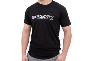 Circuit Hero Logo T - Shirt (Black) - BLOX Racing