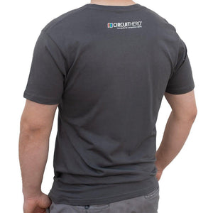 Circuit Hero Logo T-Shirt (Grey V - Neck) - BLOX Racing