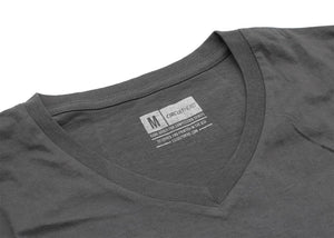 Circuit Hero Logo T - Shirt (Grey V - Neck) - BLOX Racing