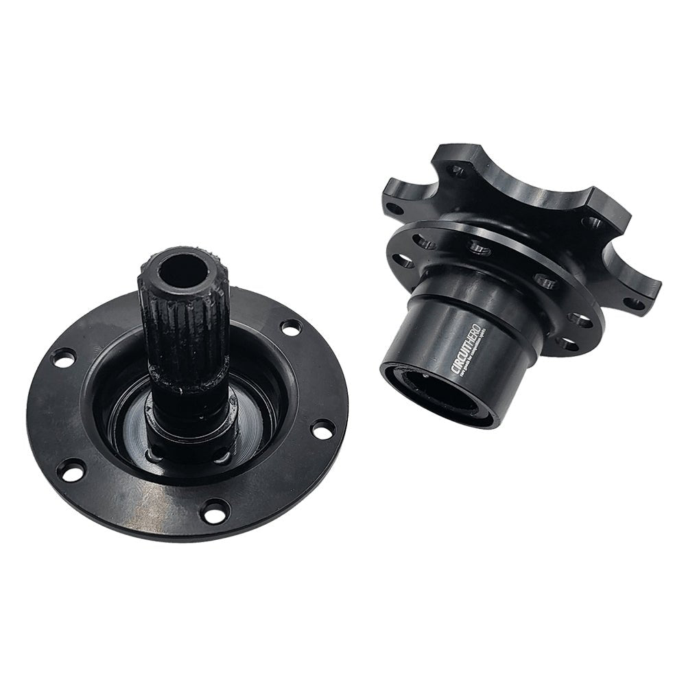 Circuit Hero Quick Release Steering Wheel Hub 6 - Bolt Black - BLOX Racing