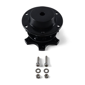 Circuit Hero Quick Release Steering Wheel Hub 6 - Bolt Black - BLOX Racing