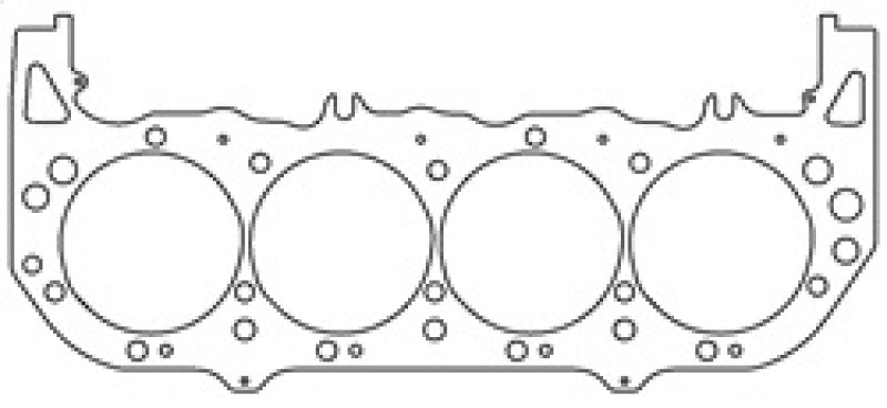 Cometic Chevy BBC / Dart 2 Bolt Intake Block 4.58inch Bore .040 thick MLS Head Gasket - BLOX Racing