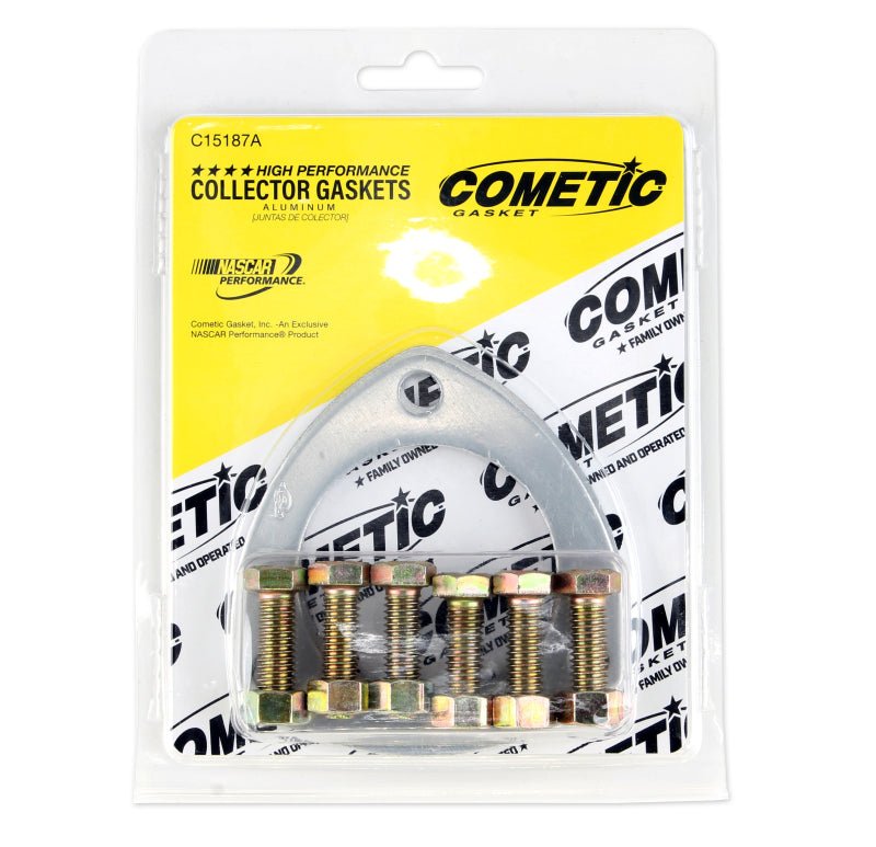 Cometic Exhaust Header Collector Gasket .040in Aluminum-2.5in Diameter Port-3.5in Bolt Circle-Set - BLOX Racing