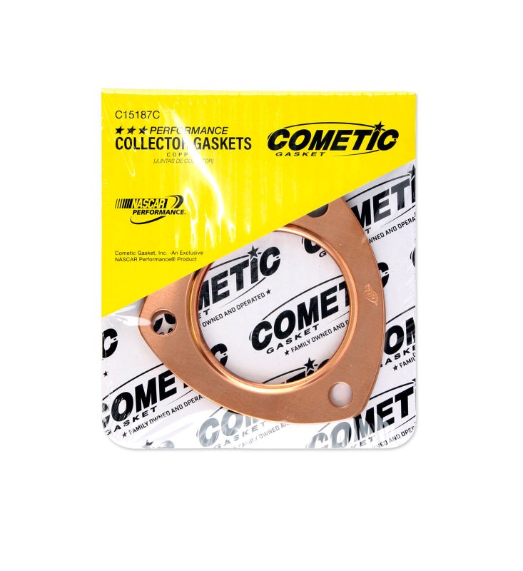 Cometic Exhaust Header Collector Gasket .043in Copper-2.5in Diameter Port-3.5in Bolt Circle-Set - BLOX Racing