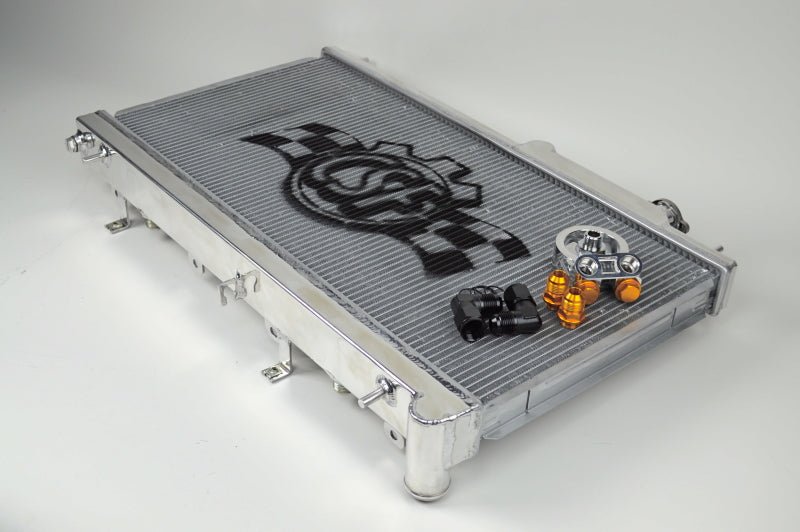 CSF 08 - 15 Subaru WRX/STI 2 - Row Radiator w/Built - In Oil Cooler - BLOX Racing