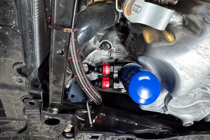 CSF 2023+ Honda Civic Type R FL5 High - Performance Dual Engine Oil Cooler Kit - BLOX Racing