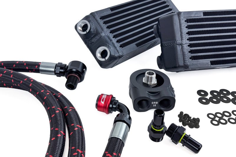 CSF 2023+ Honda Civic Type R FL5 High - Performance Dual Engine Oil Cooler Kit - BLOX Racing