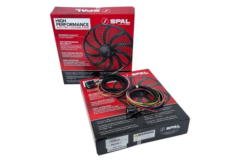 CSF Motorsport Radiator with Shroud - 14in SPAL Brushless Fans - Harnesses - BLOX Racing