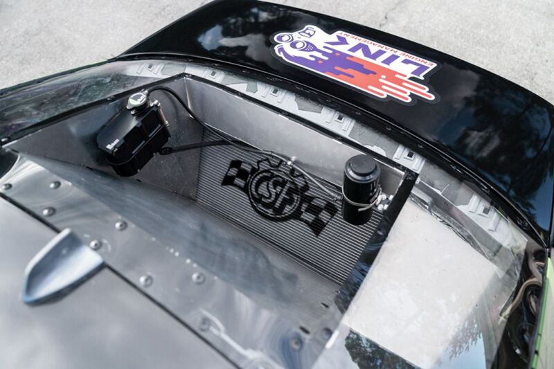 CSF Motorsport Radiator with Shroud - 14in SPAL Brushless Fans - Harnesses - BLOX Racing