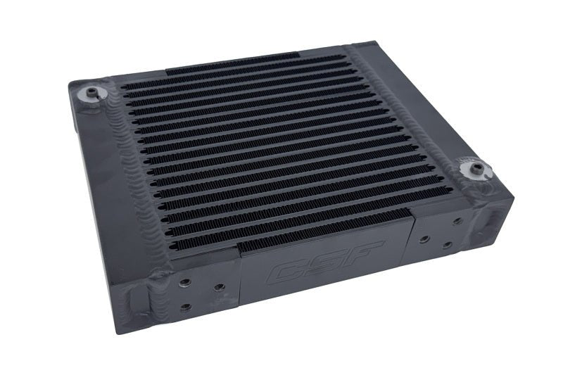 CSF Universal Large Single-Pass Oil Cooler - M22 x 1.5 - 12in L x 9.33in H x 2.16in W - BLOX Racing