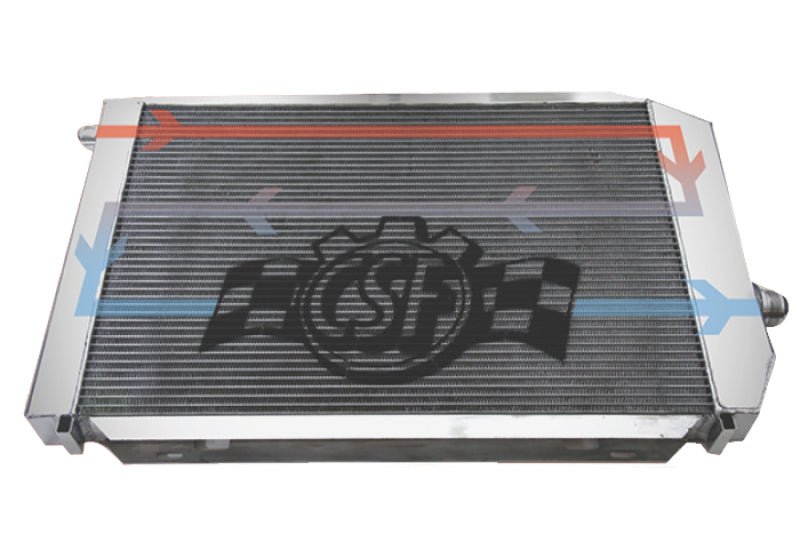 CSF Universal Triple Pass Dual Core Radiator w/AN Fittings - BLOX Racing