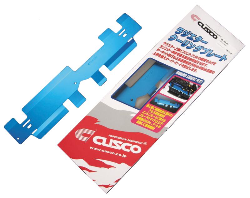 Cusco Radiator Cooling Plate GDA GDB Impreza Blue - BLOX Racing