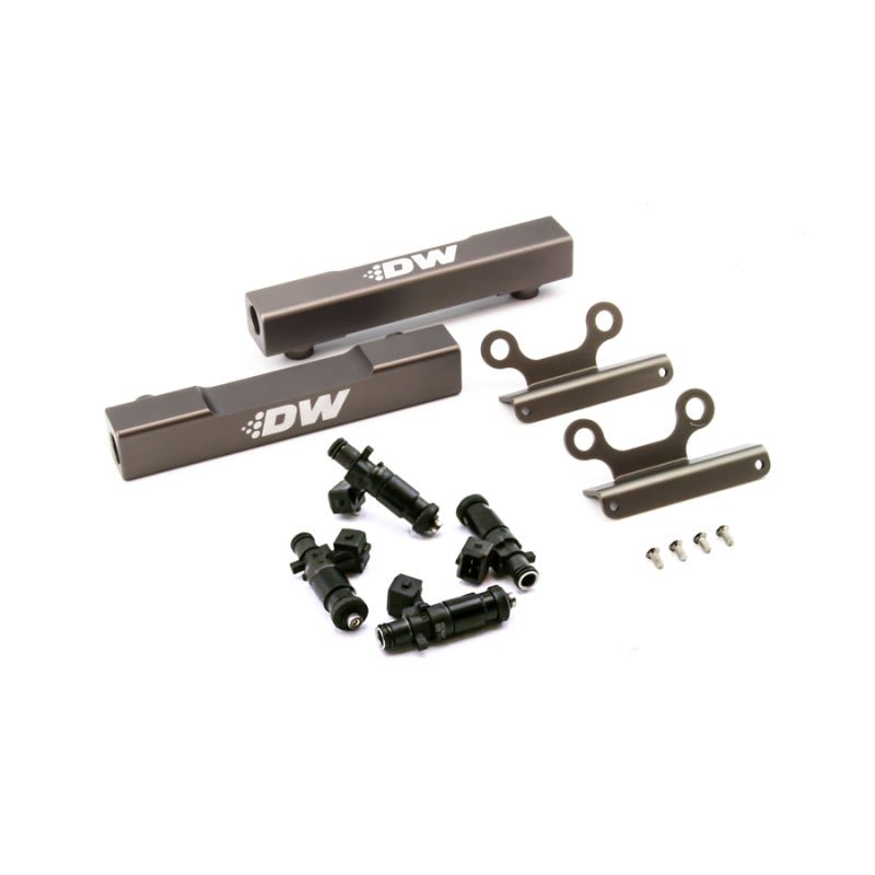 DeatschWerks 02+ Subaru WRX / 07+ STI/LGT Top Feed Fuel Rail Upgrade Kit w/ 1200cc Injectors - BLOX Racing