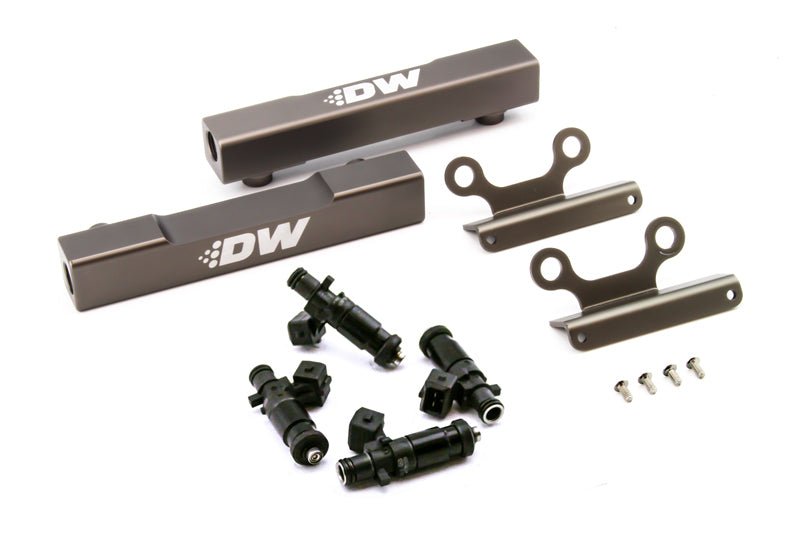 DeatschWerks 02+ Subaru WRX / 07+ STI/LGT Top Feed Fuel Rail Upgrade Kit w/ 1200cc Injectors - BLOX Racing