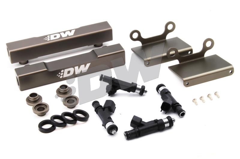 DeatschWerks 04 - 06 Subaru STI/LGT Side Feed to Top Feed Fuel Rail Conv Kit w/ 1000cc Injectors - BLOX Racing