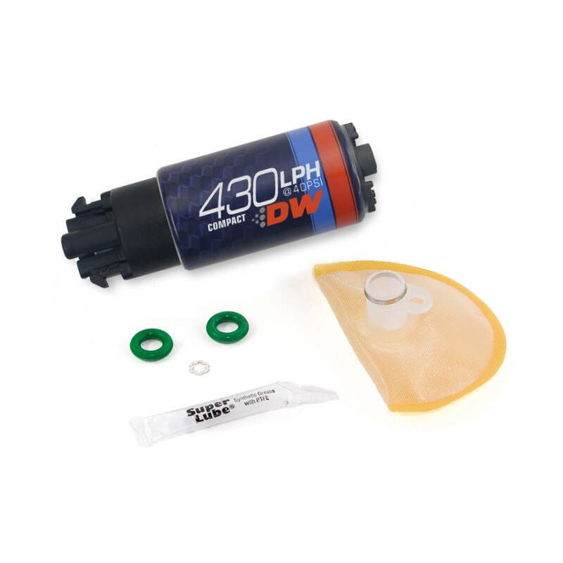 DeatschWerks 05 - 09 Subaru Legacy GT / 08 - 14 WRX / 08 - 21 STI DW430C 430lph Compact Fuel Pump - BLOX Racing