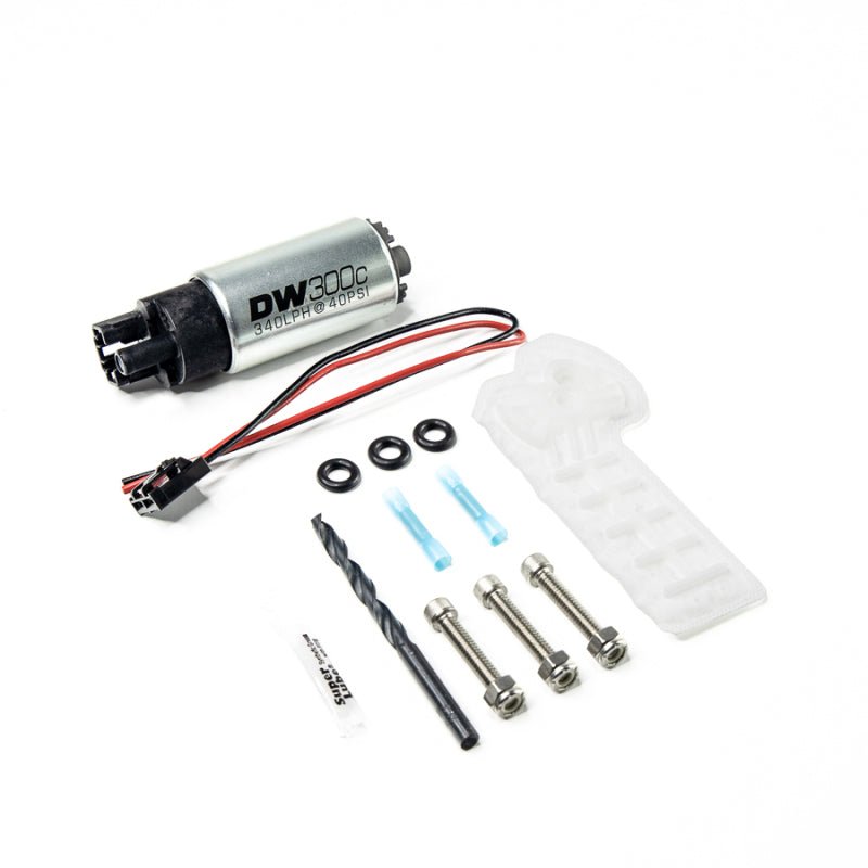 DeatschWerks 15 - 19 Golf R/15 - 18 1.8/15 - 18 GTI 340lph Compact Fuel Pump w/o clips w/9 - 1060 Instl kit - BLOX Racing