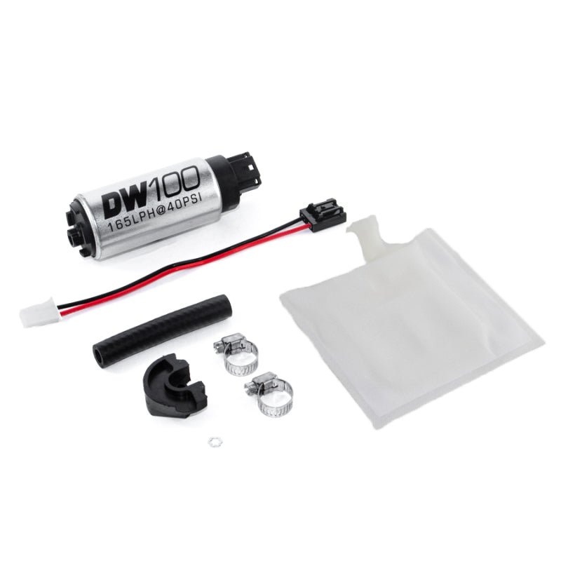 DeatschWerks 165 LPH In - Tank Fuel Pump w/ 90 - 07 Subaru Legacy, 93 - 07 Impreza Install Kit - BLOX Racing