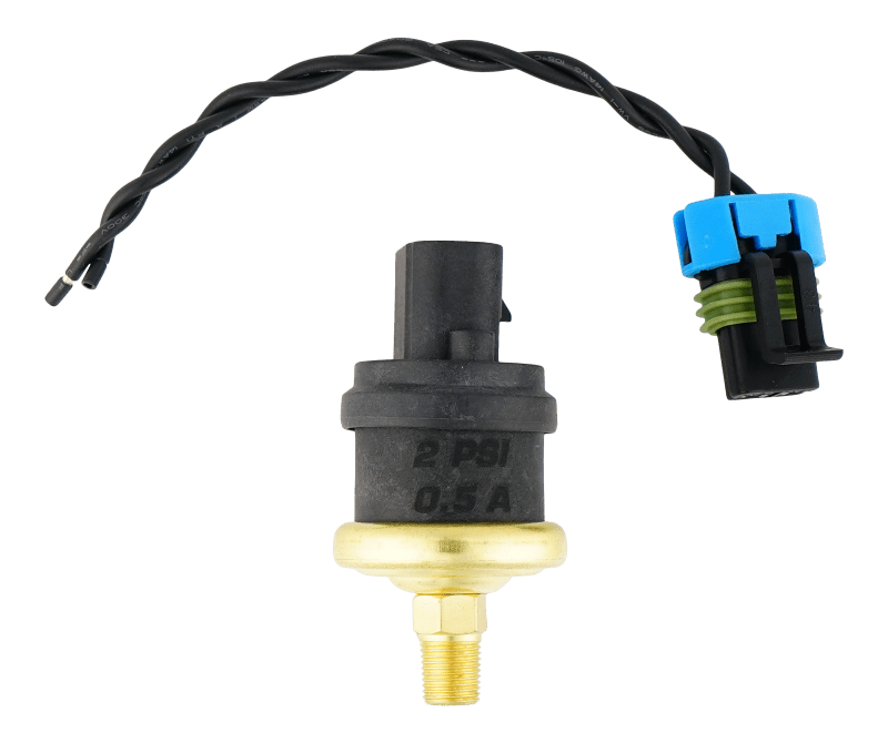 DeatschWerks 2psi 1/8th NPT Adjustable (1 - 3psi) Hobbs Switch with Pigtail (0.5A) - BLOX Racing