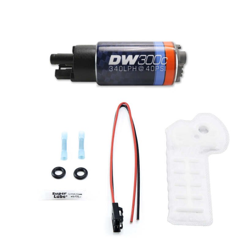 DeatschWerks 340lph DW300C Compact Fuel Pump 17 - 20 Honda Civic Type R (w/o Mounting Clips) - BLOX Racing