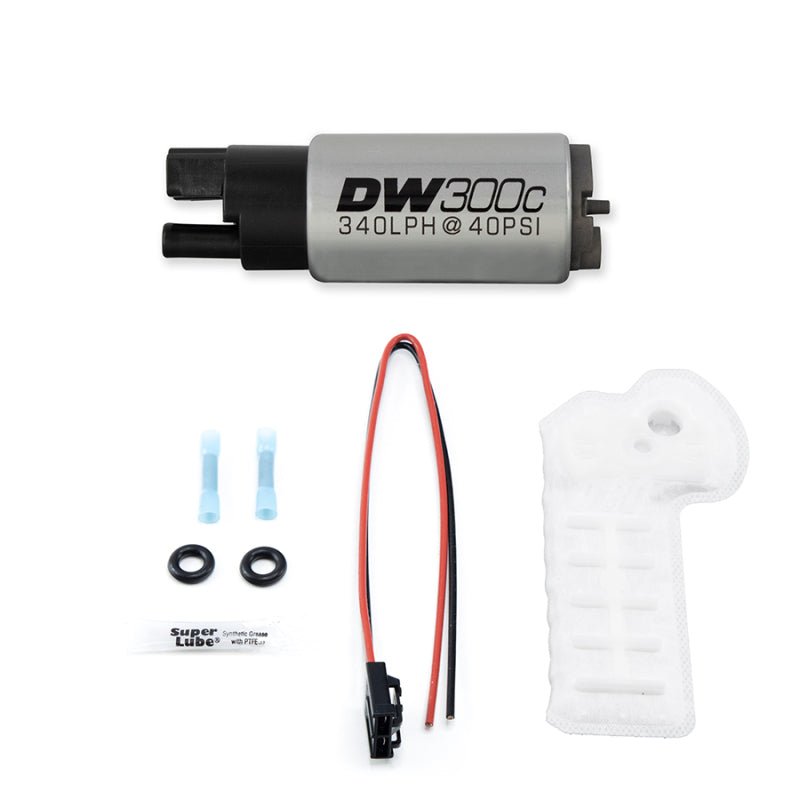 DeatschWerks 340lph DW300C Compact Fuel Pump 17 - 20 Honda Civic Type R (w/o Mounting Clips) - BLOX Racing