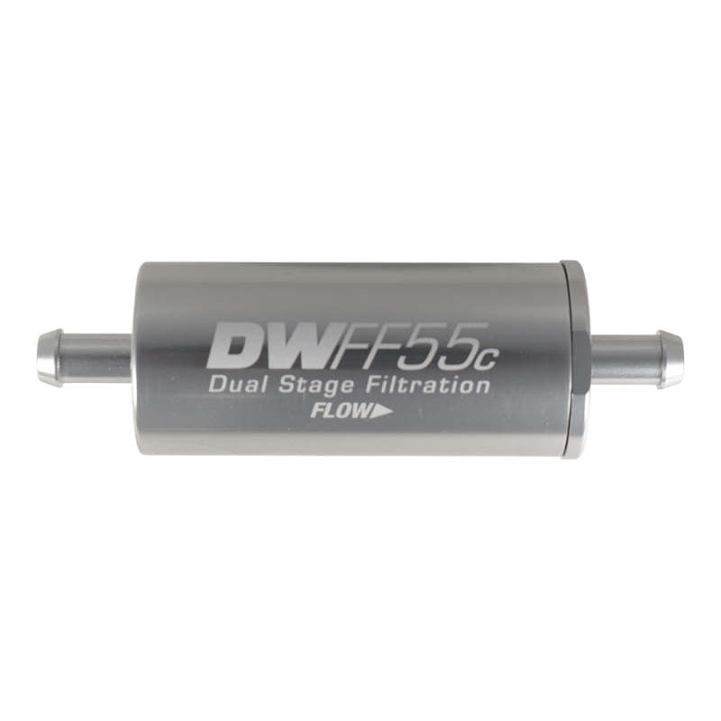 DeatschWerks 5/16in 10 Micron 55mm In - Line Fuel Filter Kit - BLOX Racing