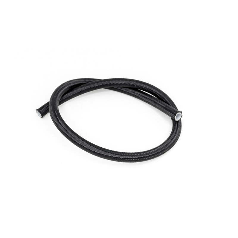 DeatschWerks 6AN Black Nylon Braided PTFE Hose 3 Feet - BLOX Racing