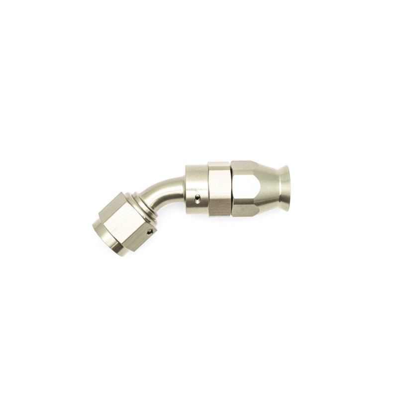 DeatschWerks 6AN Female Swivel 45 - Degree Hose End PTFE (Incl. 1 Olive Insert) - BLOX Racing