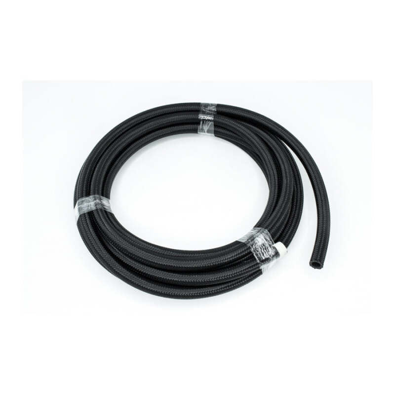 DeatschWerks 8AN Black Nylon Braided CPE Hose 20 Feet - BLOX Racing