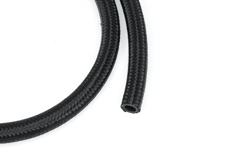 DeatschWerks 8AN Black Nylon Braided CPE Hose 20 Feet - BLOX Racing
