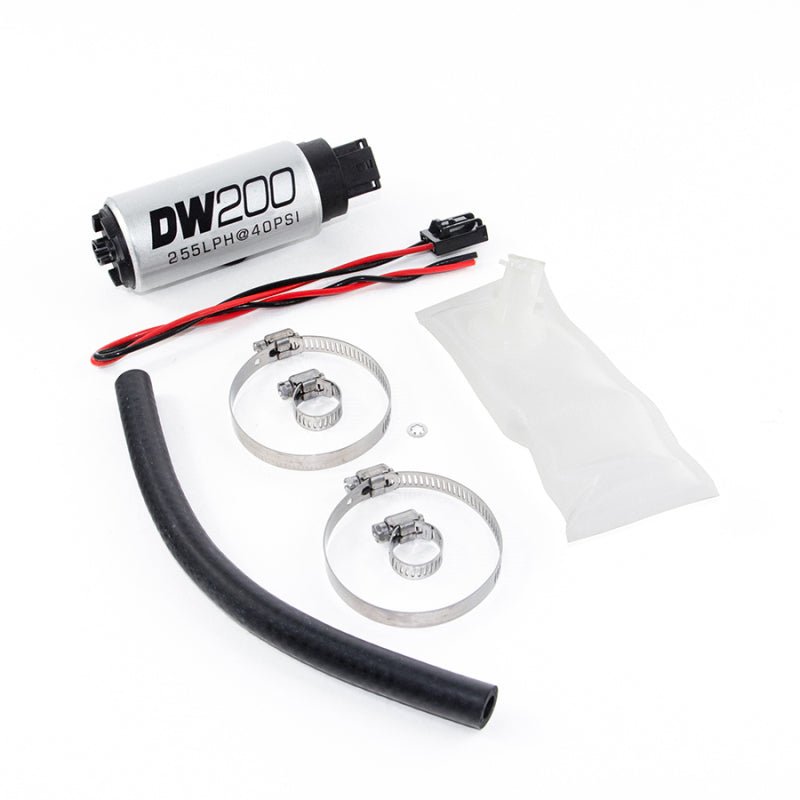 DeatschWerks 90 - 96 Nissan 300zx (excl TT) 255 LPH DW200 In - Tank Fuel Pump w/ Install Kit - BLOX Racing