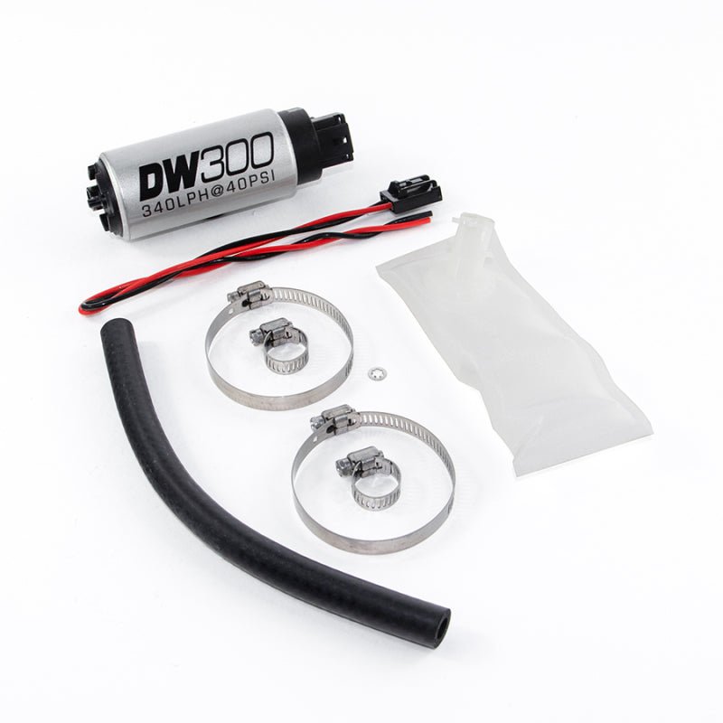 DeatschWerks 90 - 96 Nissan 300zx/93 - 98 Nissan Skyline DW300 340 LPH In - Tank Fuel Pump w/ Install Kit - BLOX Racing